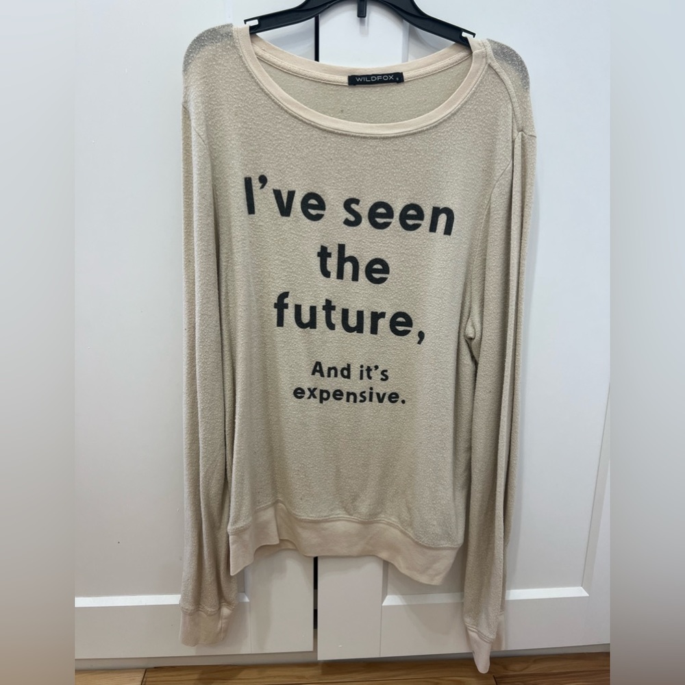 Wild fox sweater. Size small